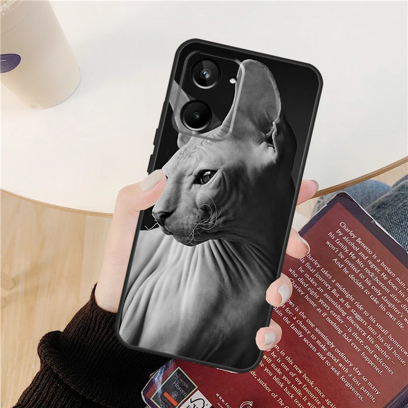 Sphynx Cat Design Protective Phone Case