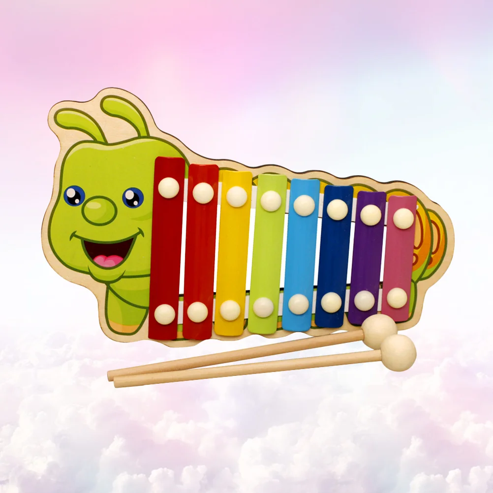 

Musical Toy Childrens Toys Wood Percussion Bamboo for Kids Xylophone Toddle Toddler Toddlers