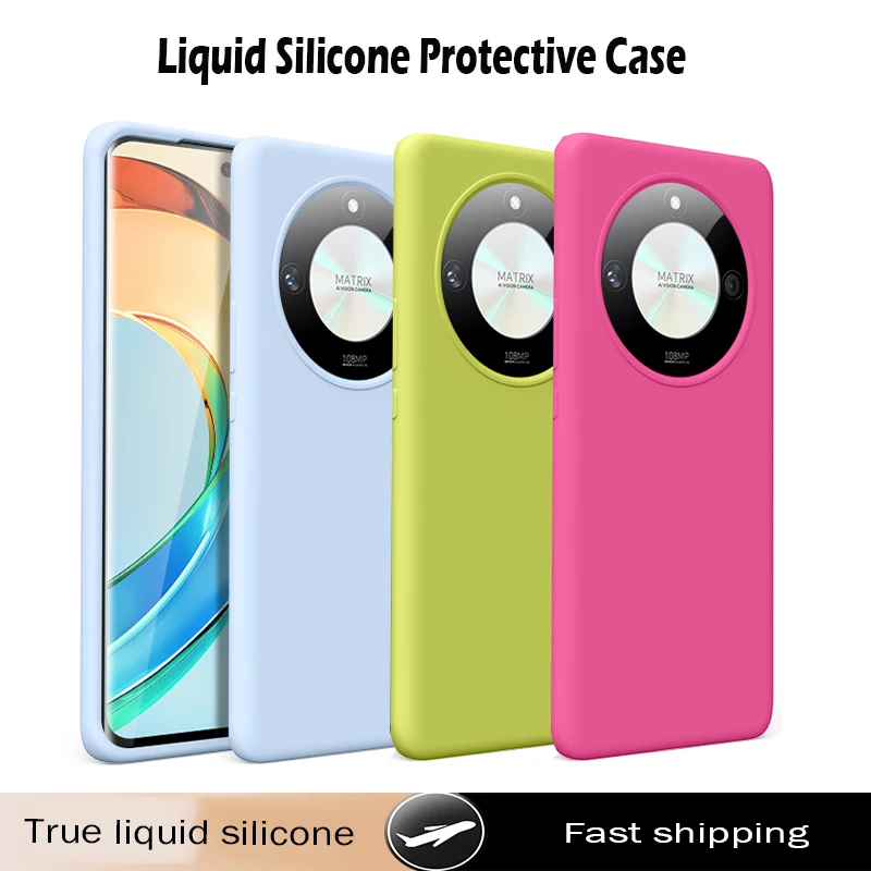 Premium Shockproof Silicone Phone Case - Soft, Skin-Friendly Protective Back Cover