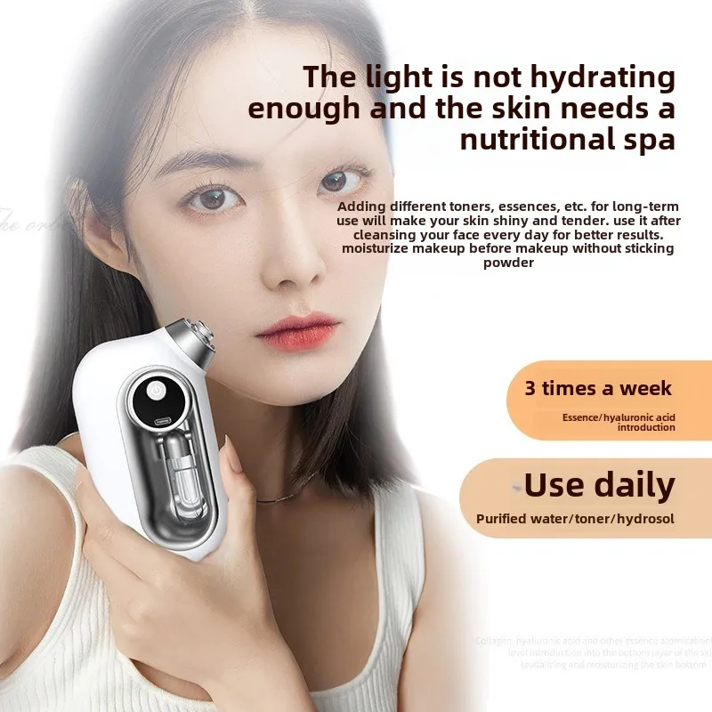 Blue Light Oxygen Injection Instrument Household Nano Spray Water Supplement Instrument Cold Water Spray Oxygen