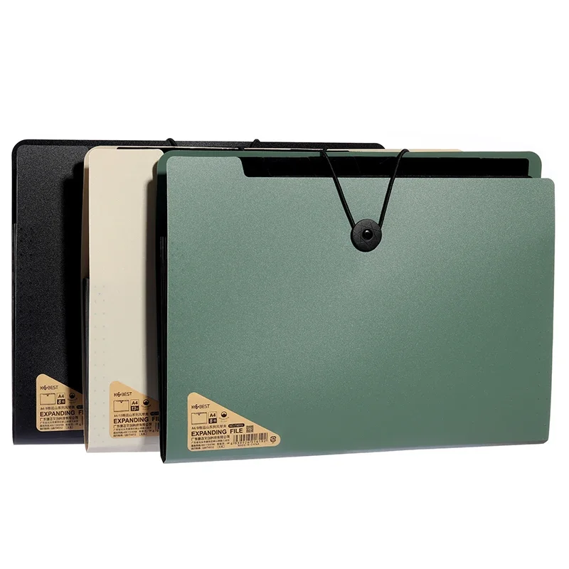 File Folder 5/8/13 Layers A4 File Folder Storage Bag Test Paper Desktop Tool School Stationery Office Supplies