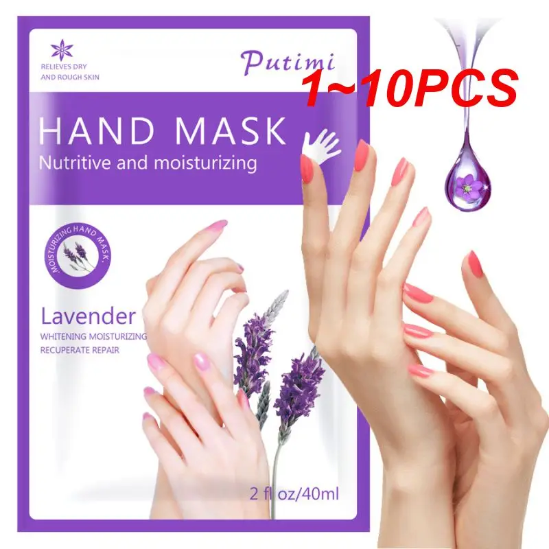 

1~10PCS Lavender Baby Hand Mask Cream Moisturizing Whitening Hand Spa Gloves Dead Skin Remover Hand mask Skin Care TSLM1