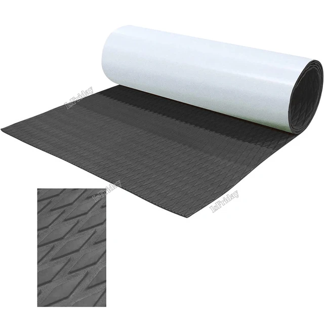 2400x550x5MM EVA Foam Faux Teak Flooring Decking Sheet NonSkid Self