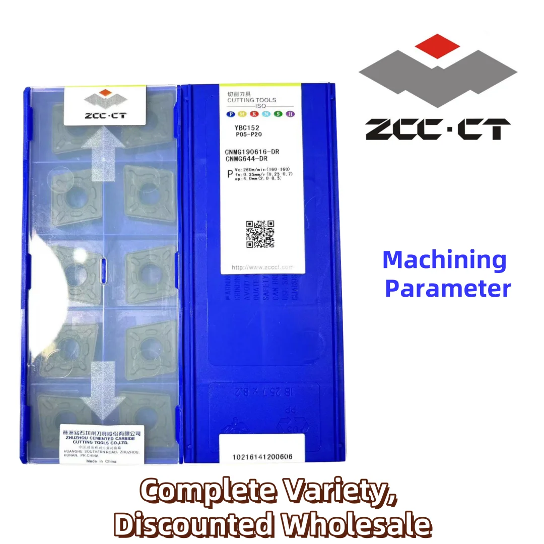 

ZCC CNMG CNMG190616-DR YBC252/251/351/352/152 YBD152 /102 твердосплавные вставки инструмент для наружной обточки CNC инструмент для резки
