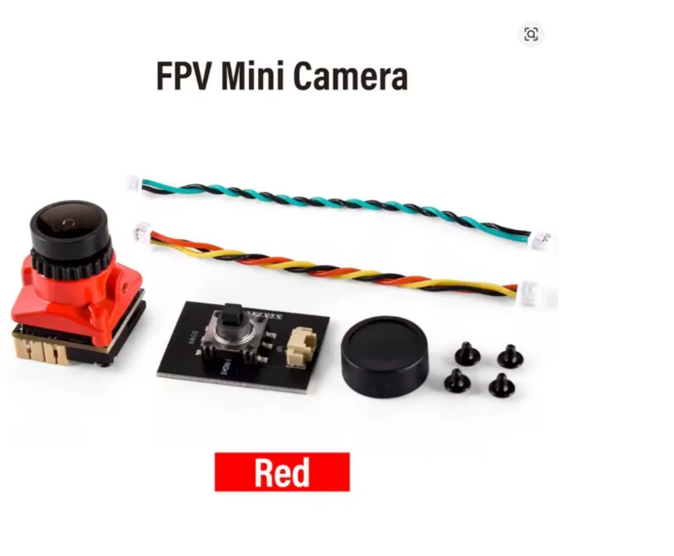 Caméra FPV 1800TVL 5MP Starlight 2.1mm OSD Réglable pour Drone RC