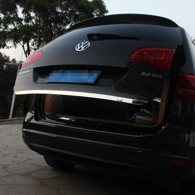 

Автомобильные аксессуары для Volkswagen Sharan 2012-2013 2014 2015-2017-2019 задняя дверь Нижняя крышка молдинг отделка задняя дверь