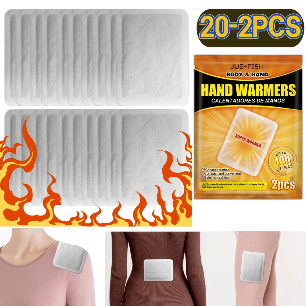 Winter Warm Heat Packs Disposable Hand Warmer Pack Safe Self-heating Cold-proof Warming 20/2pcs