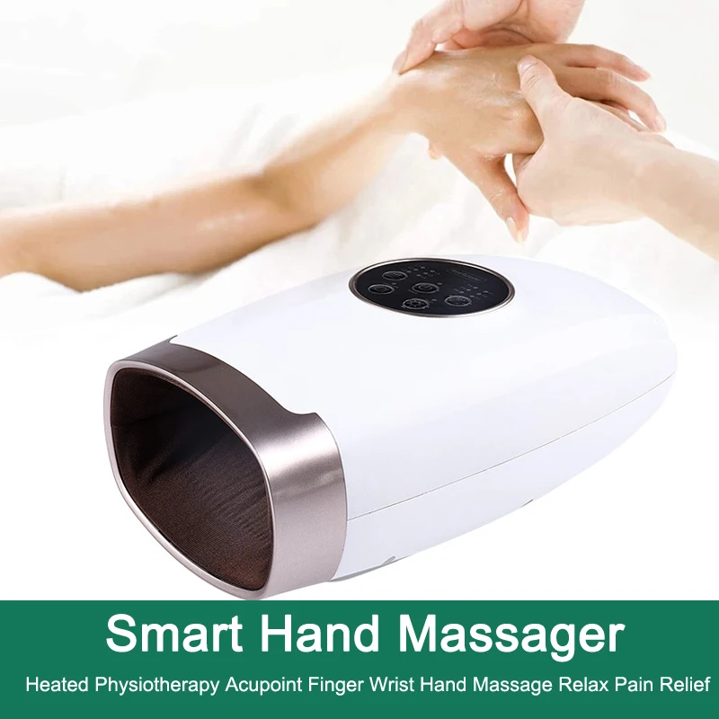 Hand Massage Device Smart Hand Massager Heated Physiotherapy Acupoint Finger Wrist Hand Massage Relax Pain Relief 1