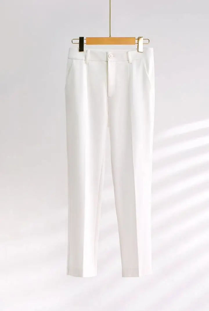 Women Uniform Workwear Trousers Suit Shawl Collar Blazer Jacket Coat Top And Pant Two Piece Set Matching Outfit White Clothing