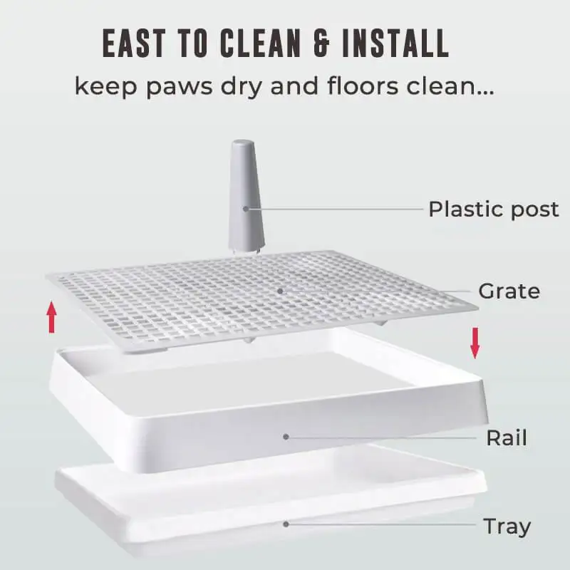 Training Toilet Pet Toilet for Dogs Cats Portable Dog Training Indoor Potty Tray For Dogs Removable Potty Pads