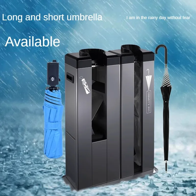 Automatic Umbrella Cover, Umbrella Bag Machine, Stainless Steel, Luxury, Double Headed, Storage, Hotel Mall