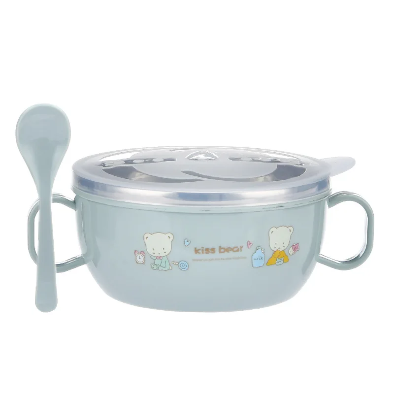 Baby Bowl Set Noodle Bowl Soup Set Kids Dish Boy And Girls Tableware Silicone Dish For Baby silicone meal set