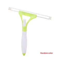 

Random Color Spray Window Glass Brush Wiper Cleaner Washing Scraper Home Bathroom Car Window Cleaning Tool Spray window wiper