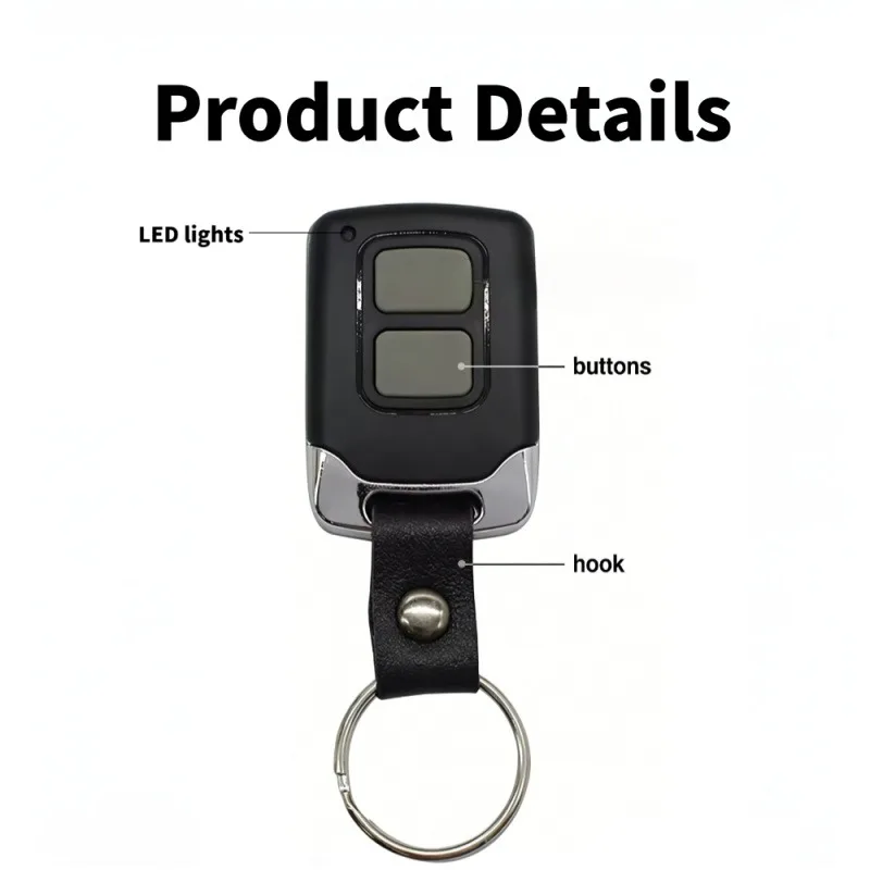 Garage Remote Control 433MHZ 433.92mhz Fixed Code Commands Duplicator Universal