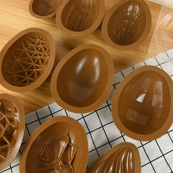 Molde de silicona con forma de huevo de Pascua para Chocolate 1