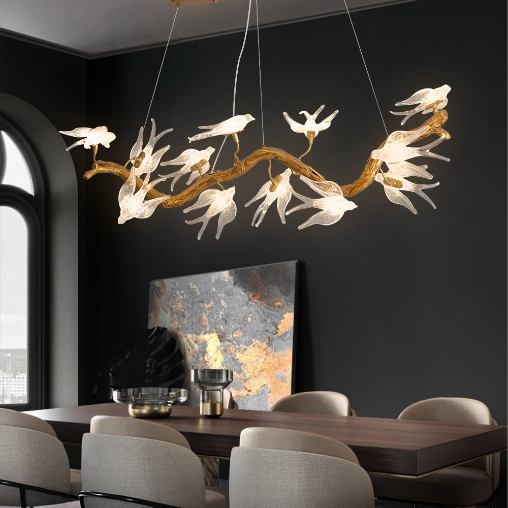 Bird Crystal Ceiling Chandelier 1