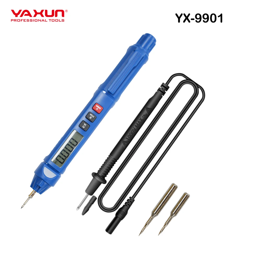 YAXUN YX9901 Hand-held Mini Pen Smart Digital Multimeter With Live