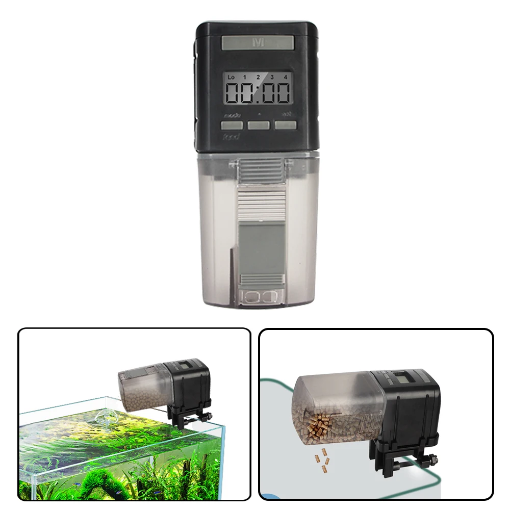 รูปสินค้า เครื่องจ่ายอาหารปลาอัจฉริยะ ควบคุมด้วย LCD