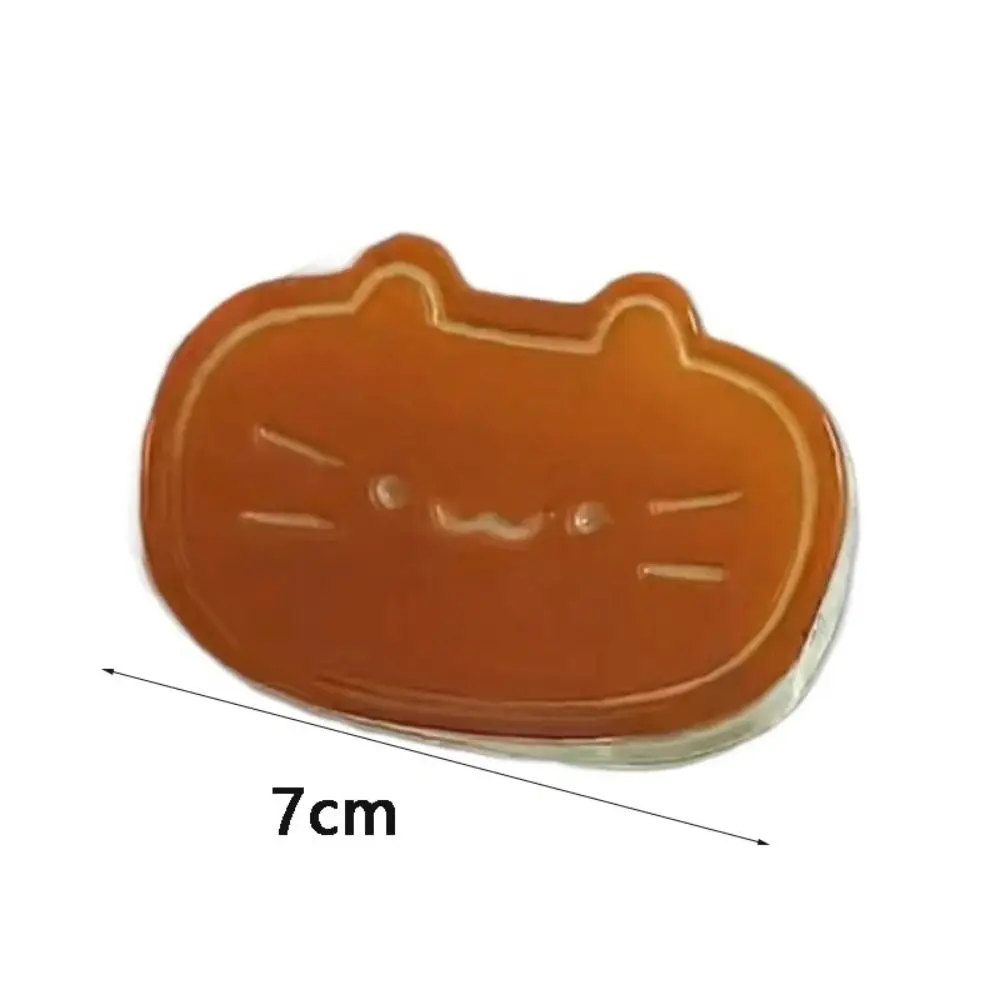New Sticky Cat Cheese Pinch Toy TPR Cute Squeeze Toy Decompression Pressure Relief Slow Rebound Toy