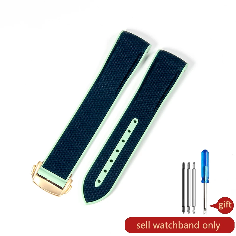 Omega Joint Swatch Planet Series Arc Interface Woven Silicone Black Gray Unisex Watchband - 20mm Rubber Strap Accessory