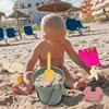 New 9PCS/8PCS Summer Beach Set Toys For Kids Digging Sand Plastic Bucket Watering Bottle Shovels Children Beach Water Game Toys 3
