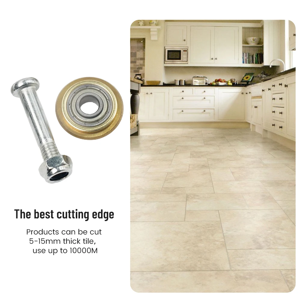 

2 CPS Cemented Carbide Manual Tile Brick Cutter Rotary Bearing Wheel Replacement For Cutting Machine Glass Cutter