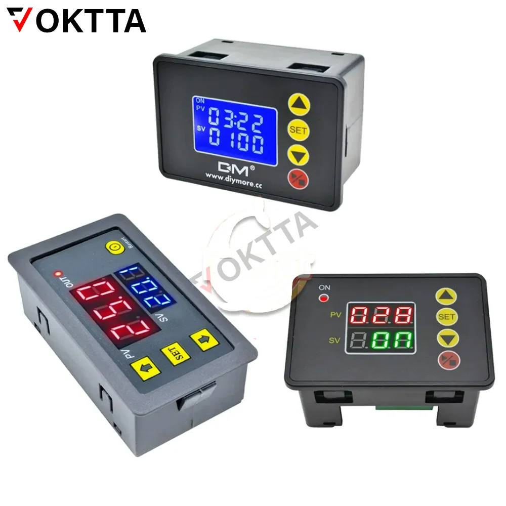DC 12V AC 110V 220V 16A LCD Digital Programmable Control Power Timer Time  Switch for advertising light boxes radio equipment - AliExpress