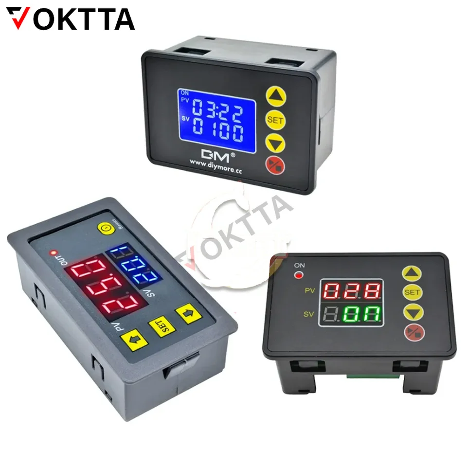 AC 110V 220V relè temporizzato digitale interruttore di controllo Timer  ciclo relè temporizzato regolabile relè temporizzato DC 12V 24V  multifunzione - AliExpress