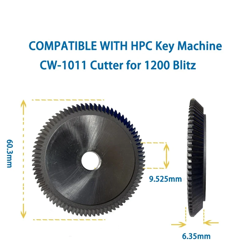 

Key Machine Cutter CW-1011CW-1012CW-1013CW-1014CW-20FMCW-6010CW-90MC For HPC 1200 Blitz Ilco Universal II Key Dupolicate Tools