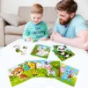 9/16 Jigsaw Puzzles for Kids Ages 2 3 4 5 Toddler Wooden Puzzle Preschool Educational Toys Set Animals Puzzle for Boys and Girls 4