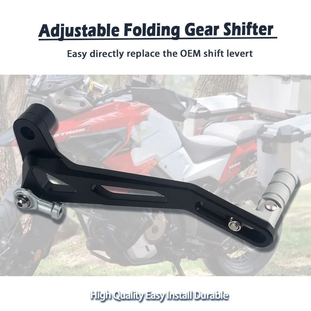 Motorrad verstellbarer Klapp schalthebel Schalt pedal hebel passt für sukuki v-strom dl1000 dl1050 1050xt dl1050xt 2012-2015 – Detail 3
