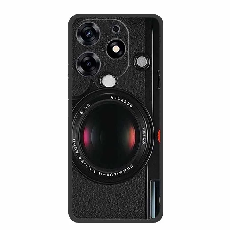 Black Silicone Soft Back Cover Case