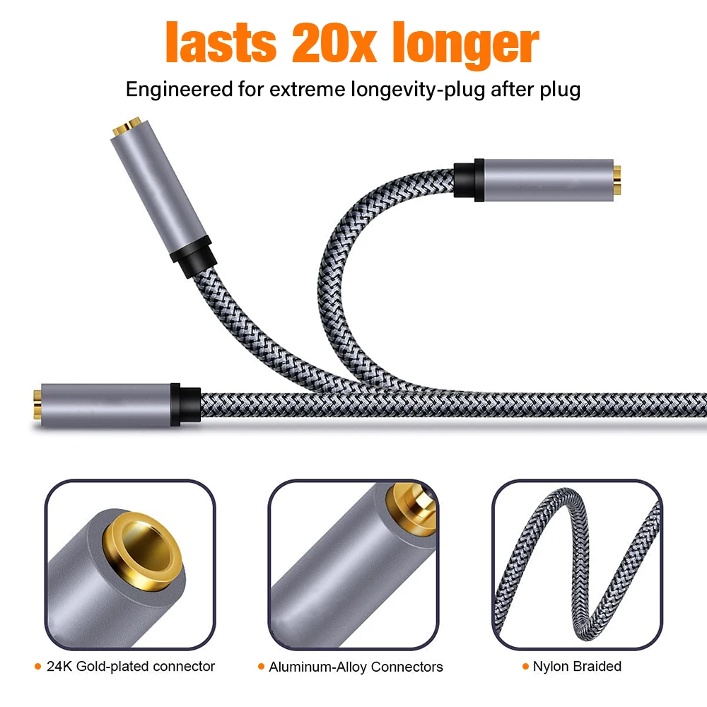  ͽټ ̺  3.5mm  Aux ̺ 3.5mm  ø Ŀ  ڵ, ̾ Ϳ, 1M, 5 M, 10M