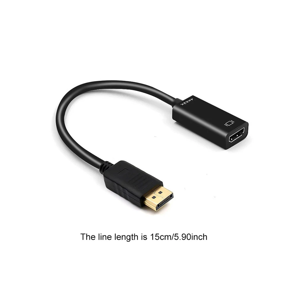 4K DisplayPort to HDMI Adapter High Quality Converter