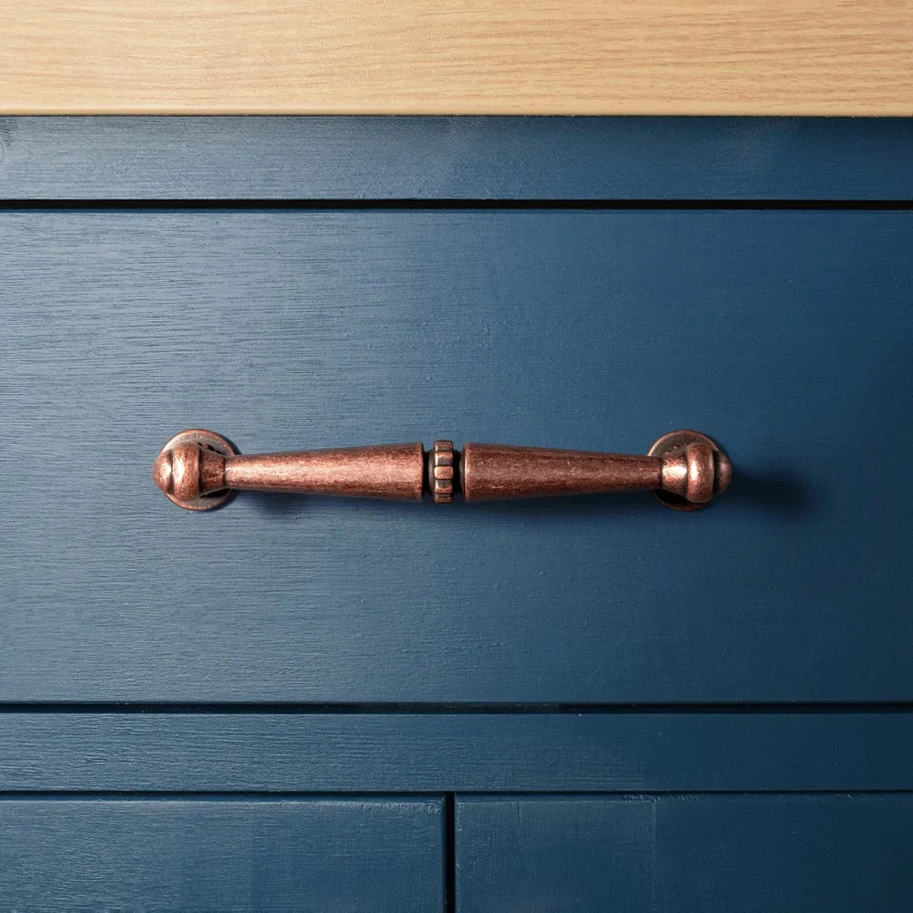 Traditional Vintage Antique Yellow Bronze Cabinet Handles Kitchen Cupboard Pulls Drawer Knobs Kitchen door handles and knobs cabinet handles