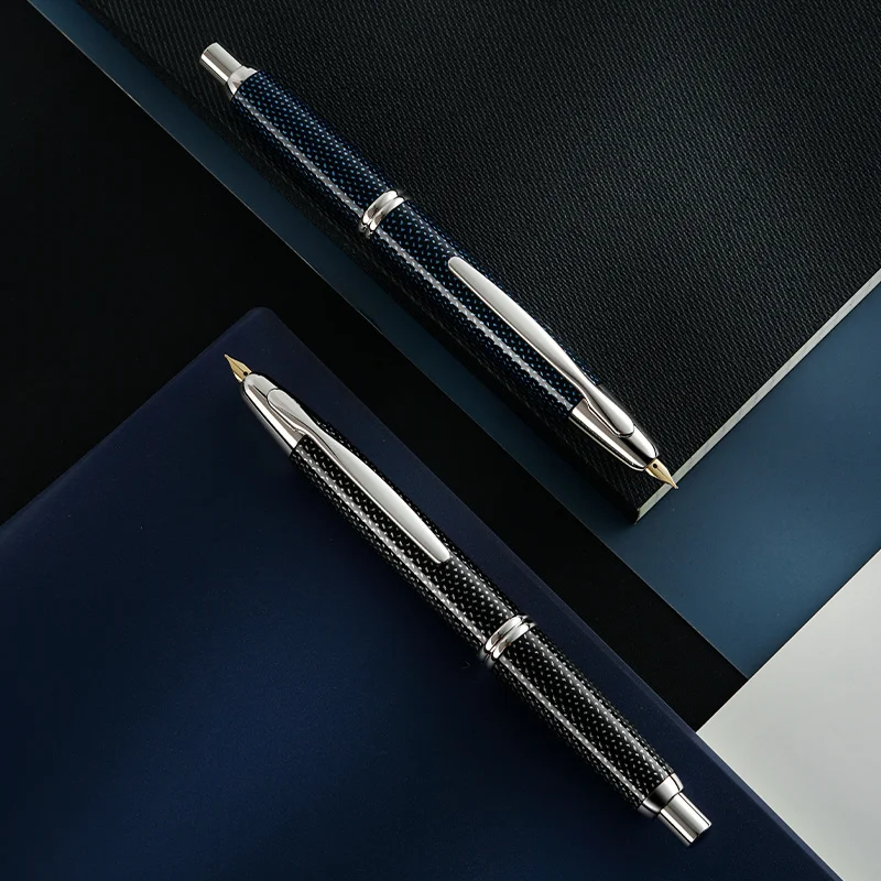 Penna Stilografica Limitata Capless Pilota Giapponese Con Motivo Convertitore Portapenne In Ottone Verniciato Penna In Oro 18 Carati Tipo 1 Pz/Lotto