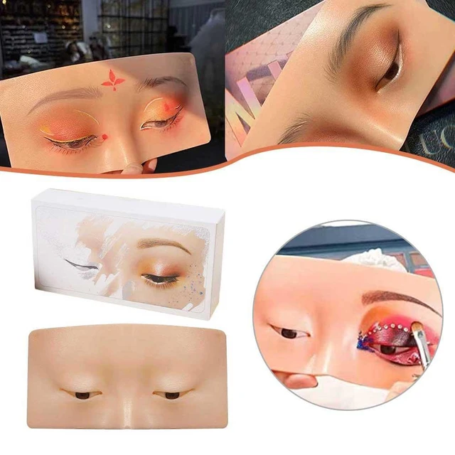 The Perfect Aid To Practicing Makeup Face Makeup Mannequin Silicone Practice - Eye Shadow - AliExpress