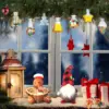1Pc Clear Plastic Christmas Ball Bottle Filled Ornament Xmas Tree Hanging Pendant Xmas Party Home Decor Gift for Drink Juice 4