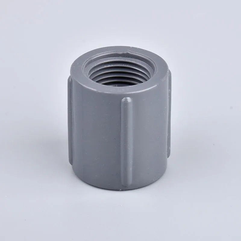 2pcs 1/2 3/4 1 Inch PVC Pipe Female Threaded Straight Elbow Tee End Cap Connector Aquarium Fish Tank  Water Pipe Jiont Fittings drip tape kit Watering & Irrigation Kits