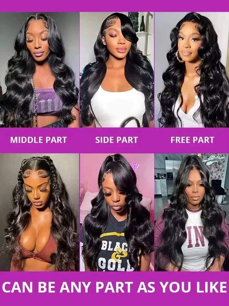 30 40 Inch Body Wave Lace Front Wig PrePlucked With Baby Hair For Women 13x6 Hd Lace Frontal Wigs 13x4 Lace Wigs 100% Human Hair 5