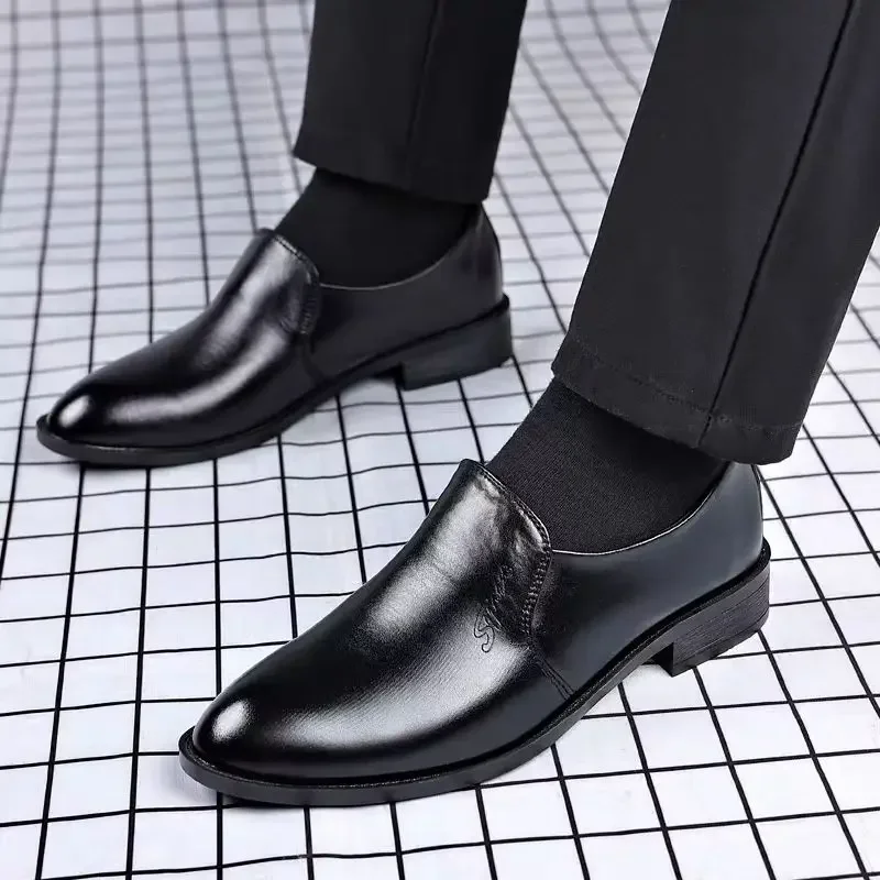 Men's Business Oxford Dress Shoes Lace-Up Office Wedding Formal Spring Autumn
