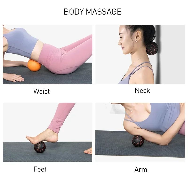 CLEARANCE SALE-EPP Yoga Foam Block Round Small Ball Massage Therapy Deep Muscle Relaxation Exercise Fitness For Neck Waist Feet