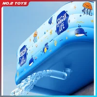 Piscine gonflable grande taille intérieure extérieure piscine pliante famille adulte bébé fête amovible piscines pour enfants 2