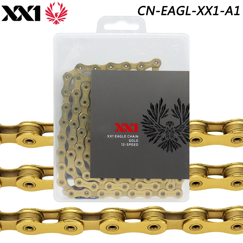 

12 Speed XX1 Eagle Bicycle Chain 126 Links Power Lock for MTB Bike CN-XX1-A1 Gold Color Bike Chain Original Parts