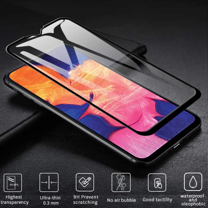 2-Pack Full Glue Tempered Glass Screen Protector
