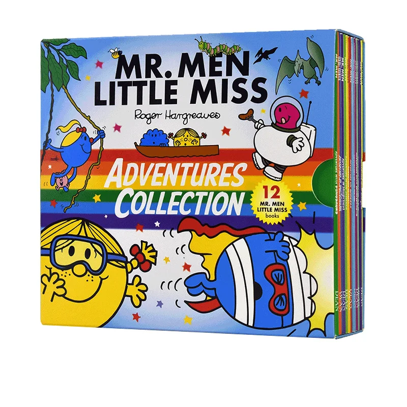12PCS/Set Mr. Men Little Miss Adventures Collection Children