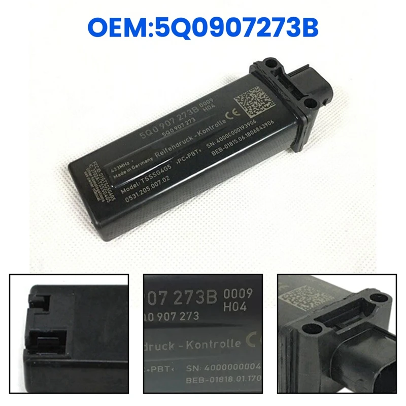 Car TPMS Module 5Q0907273B Car TPMS Tire Pressure Module Control Unit Receiver Antenna For VW MQB GOLF 6 7 MK7 Tiguan Passat B8 Touran