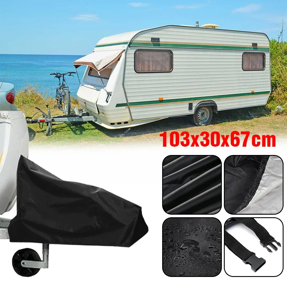 Universal 3 Colors 1030x670x990x300 mm Caravan Hitch Cover Waterproof Dustproof Trailer Tow Ball Coupling Lock Cover For RV
