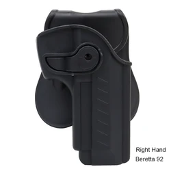 Universal Tactical Gun Holster - Black, Ideal (GB - 47 Beretta 92)