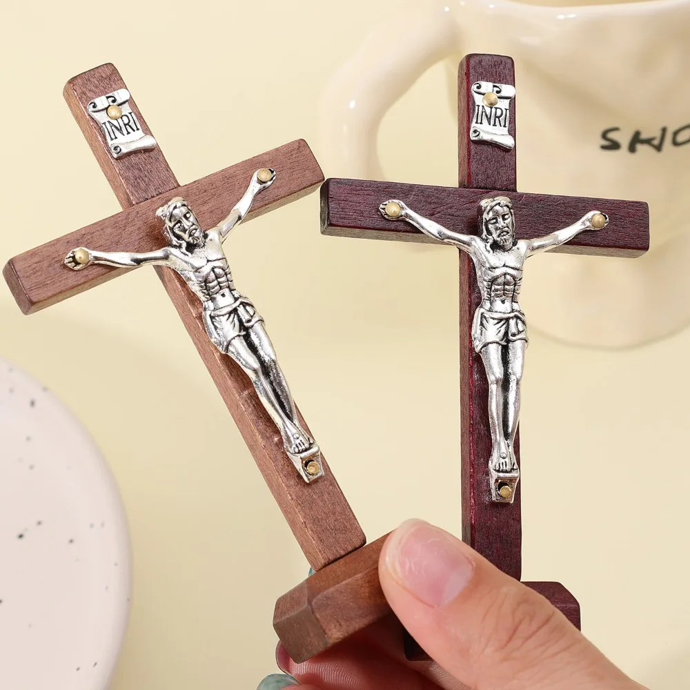 Wooden Jesus Cross Figurine 2